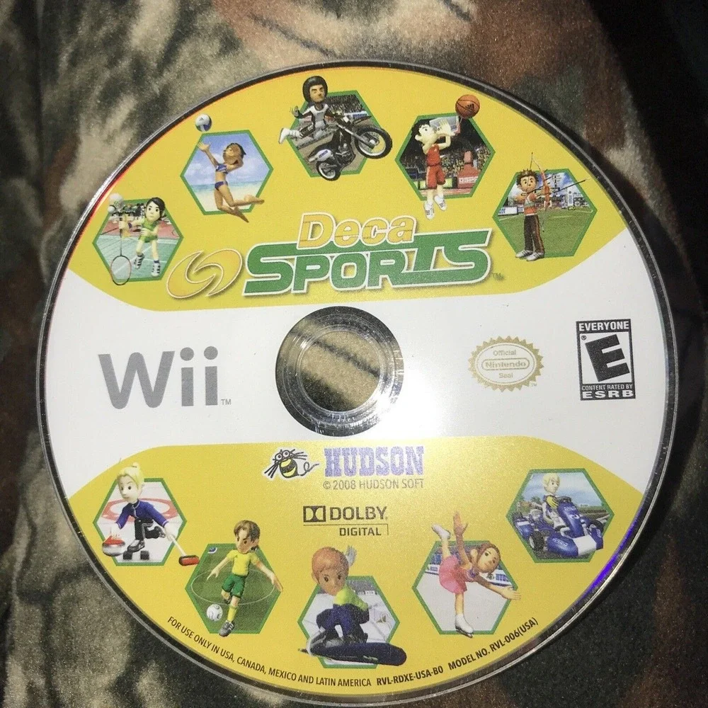 DECA Sports Video Game Disc for Ninteno Wii no case or manual